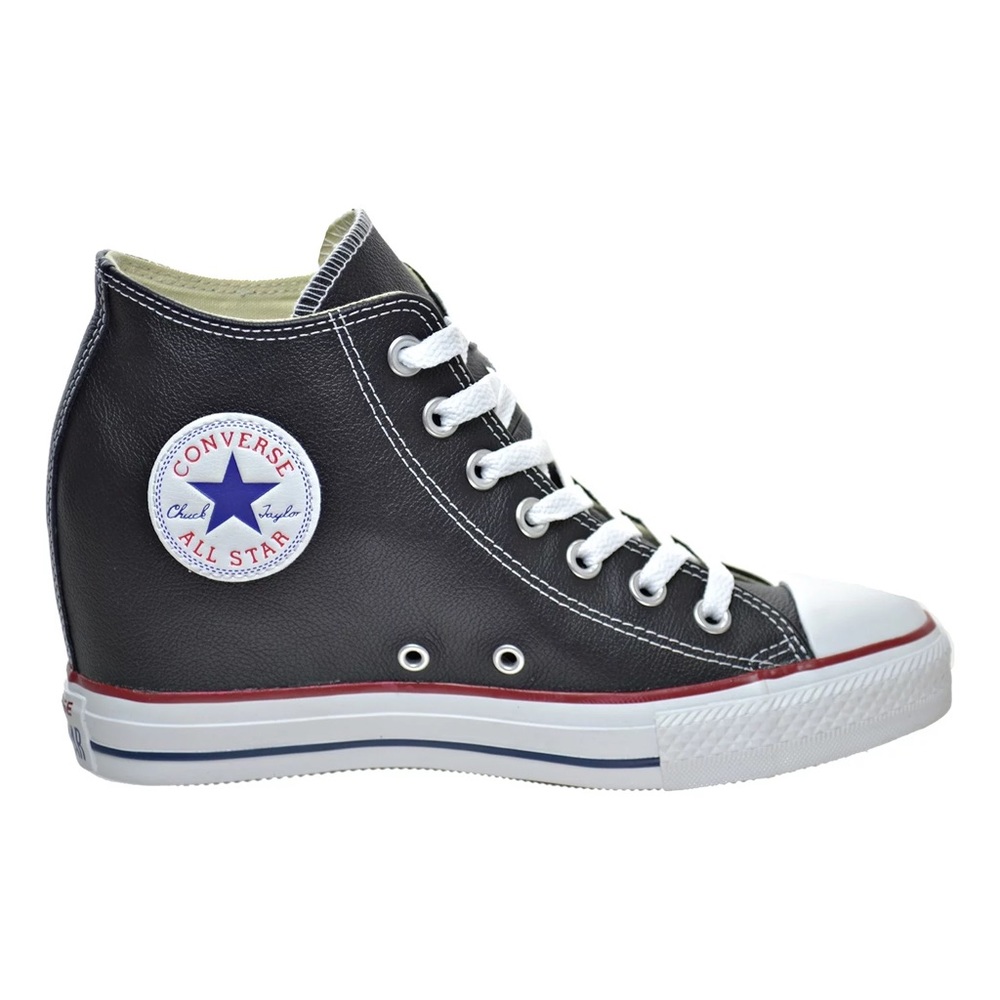 High top converse Lux wedge sneaker.